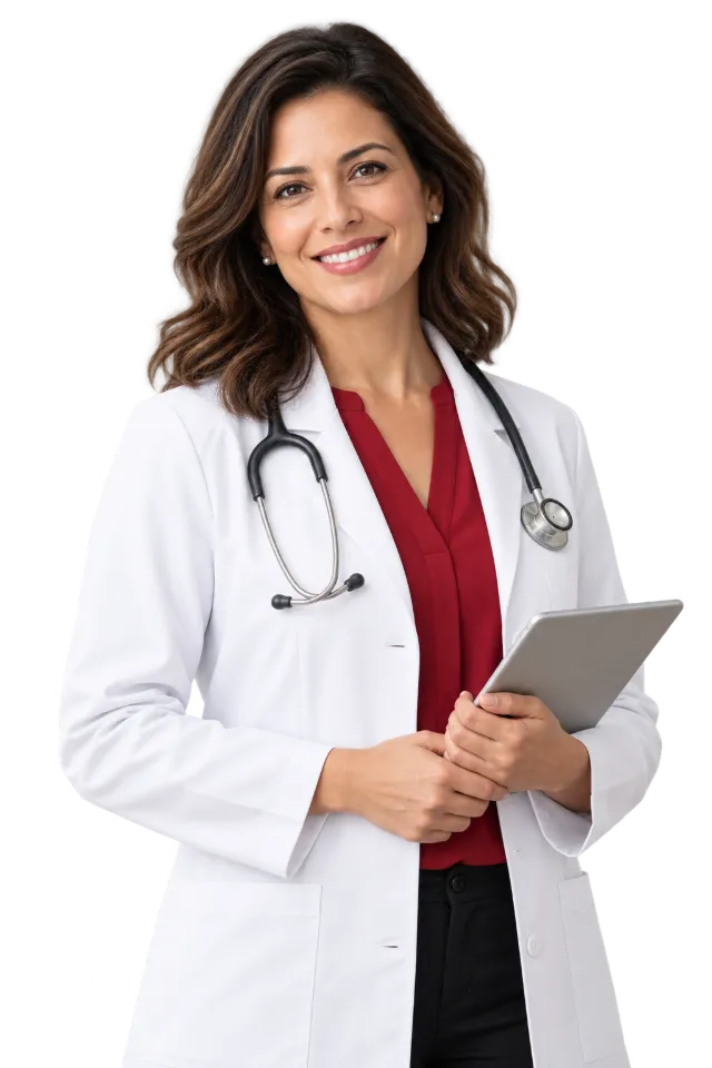 Médica da rede Trasmontano Saúde